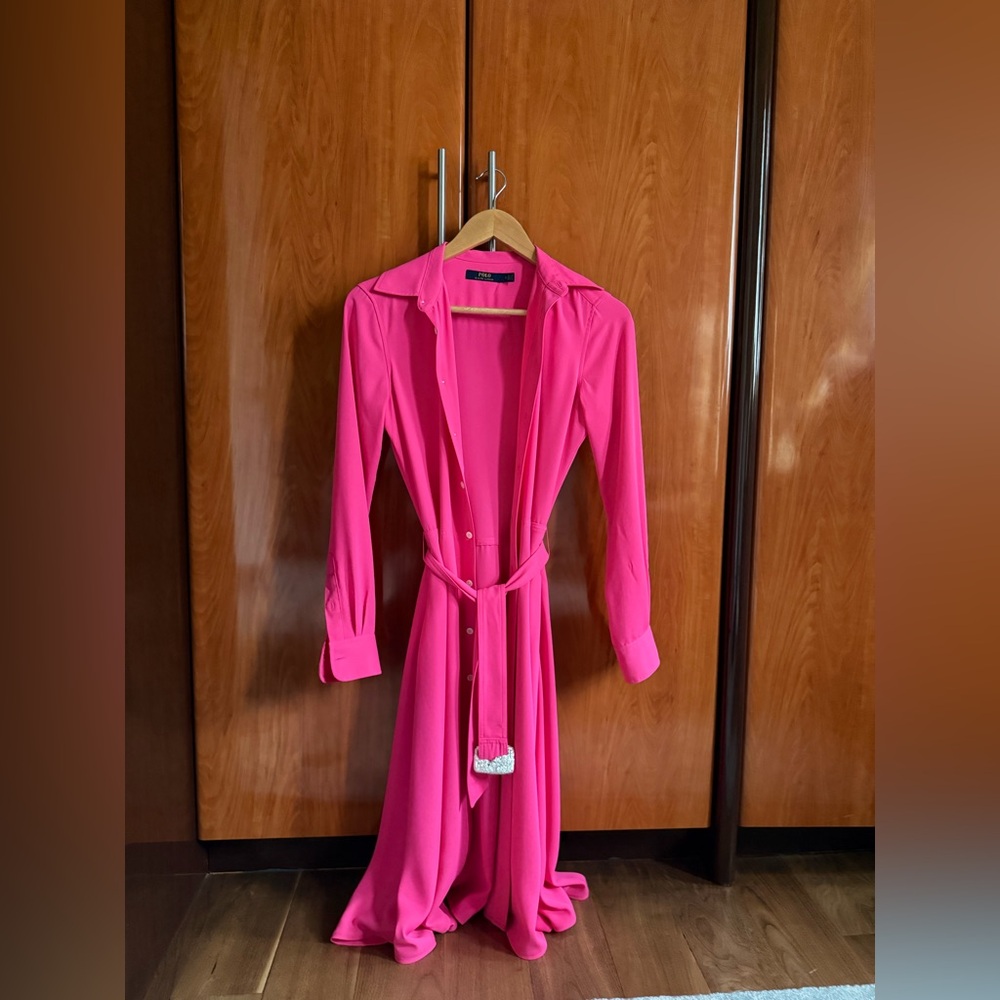 Hot pink Ralph Lauren dress size 0